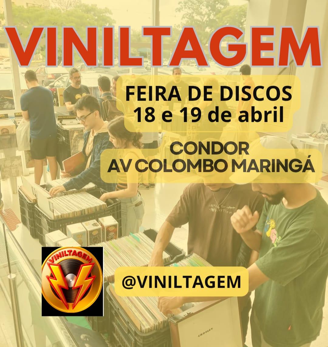 Viniltagem sorteia toca-discos em feira em Maringá