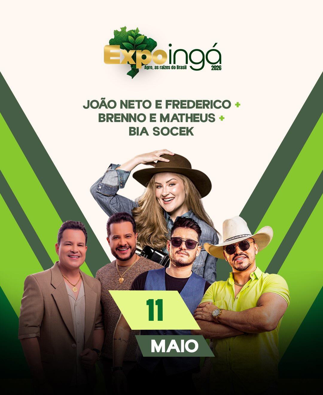 A Expoingá vai tremer: Uma noite de grandes sucessos e solidariedade!