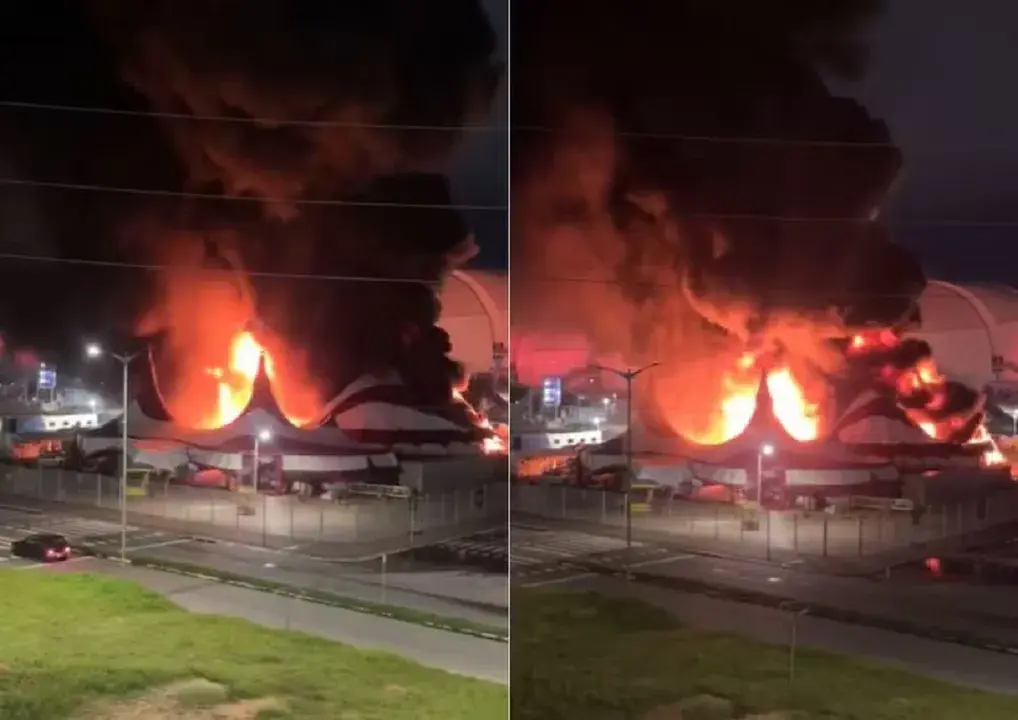 Incêndio destrói parte da estrutura do Circo do Tirullipa em Natal RN