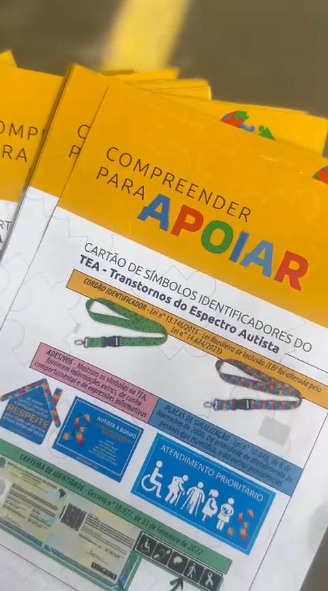 PRF promove ação de conscientização pelo dia mundial do orgulho autista em Foz do Iguaçu