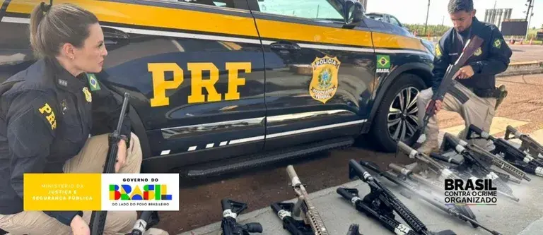 PRF realiza maior apreensão de fuzis de sua história no Paraná