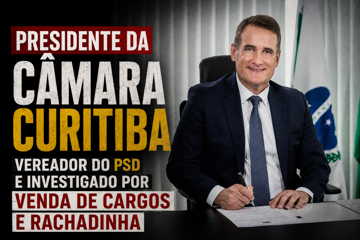 Vereador do PSD tem visita do Gaeco em sua residência 