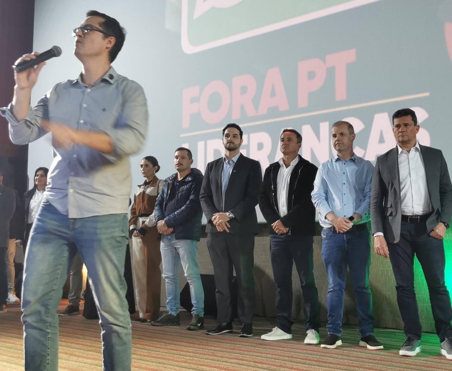 Evento de lideranças do empresario Neto Santos com Deltan Dallagnol e Sergio Moro. 