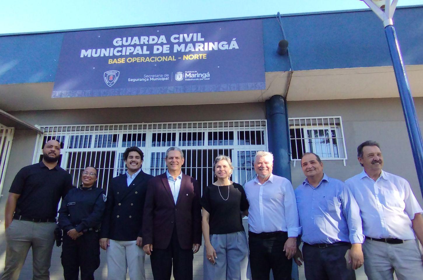 Guarda Civil Municipal de Maringá expande presença com nova base na zona norte