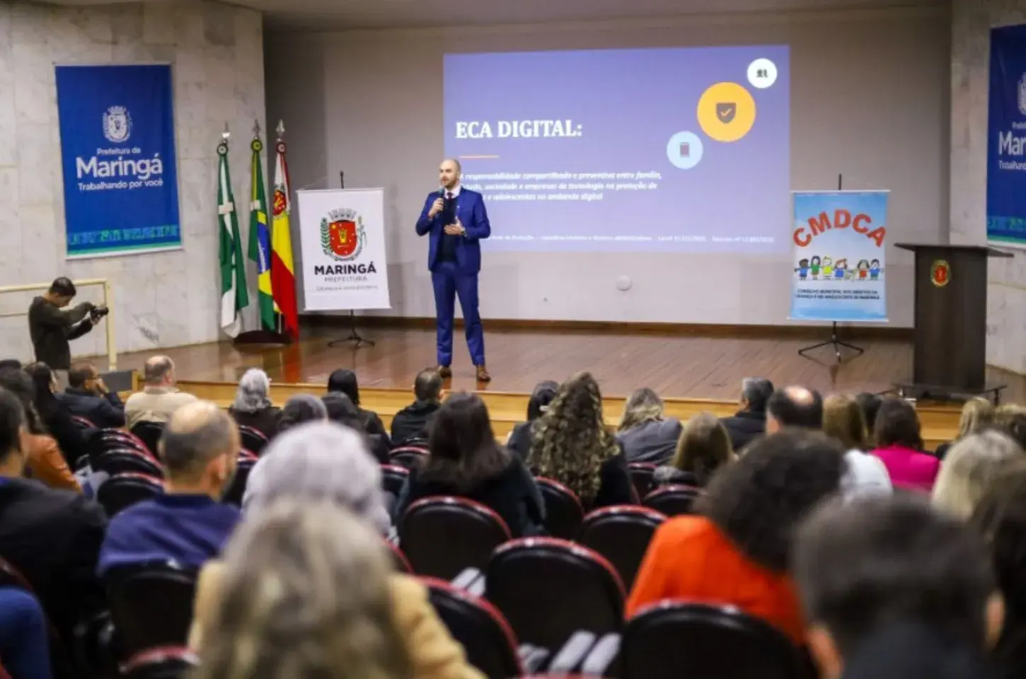 Maringá promove capacitação sobre o ECA Digital para fortalecer proteção infantojuvenil