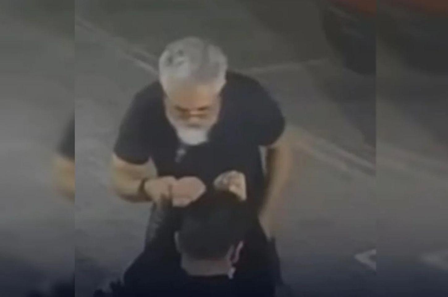 VÍDEO: Militar da Marinha é flagrado espancando filho cadeirante a socos em condomínio