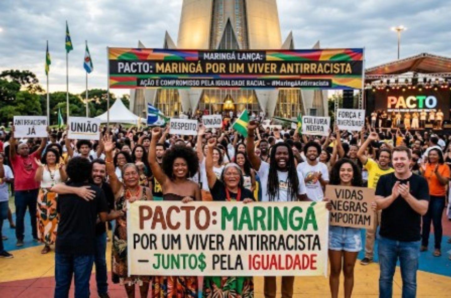 Maringá lança o projeto Pacto: Maringá por um viver antirracista nesta quinta