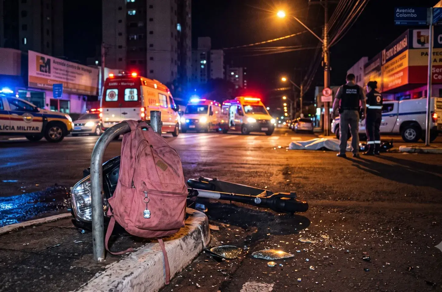 Tragédia no Trânsito: Maringá Registra Duas Mortes em Menos de 24 Horas em Acidentes Violentos