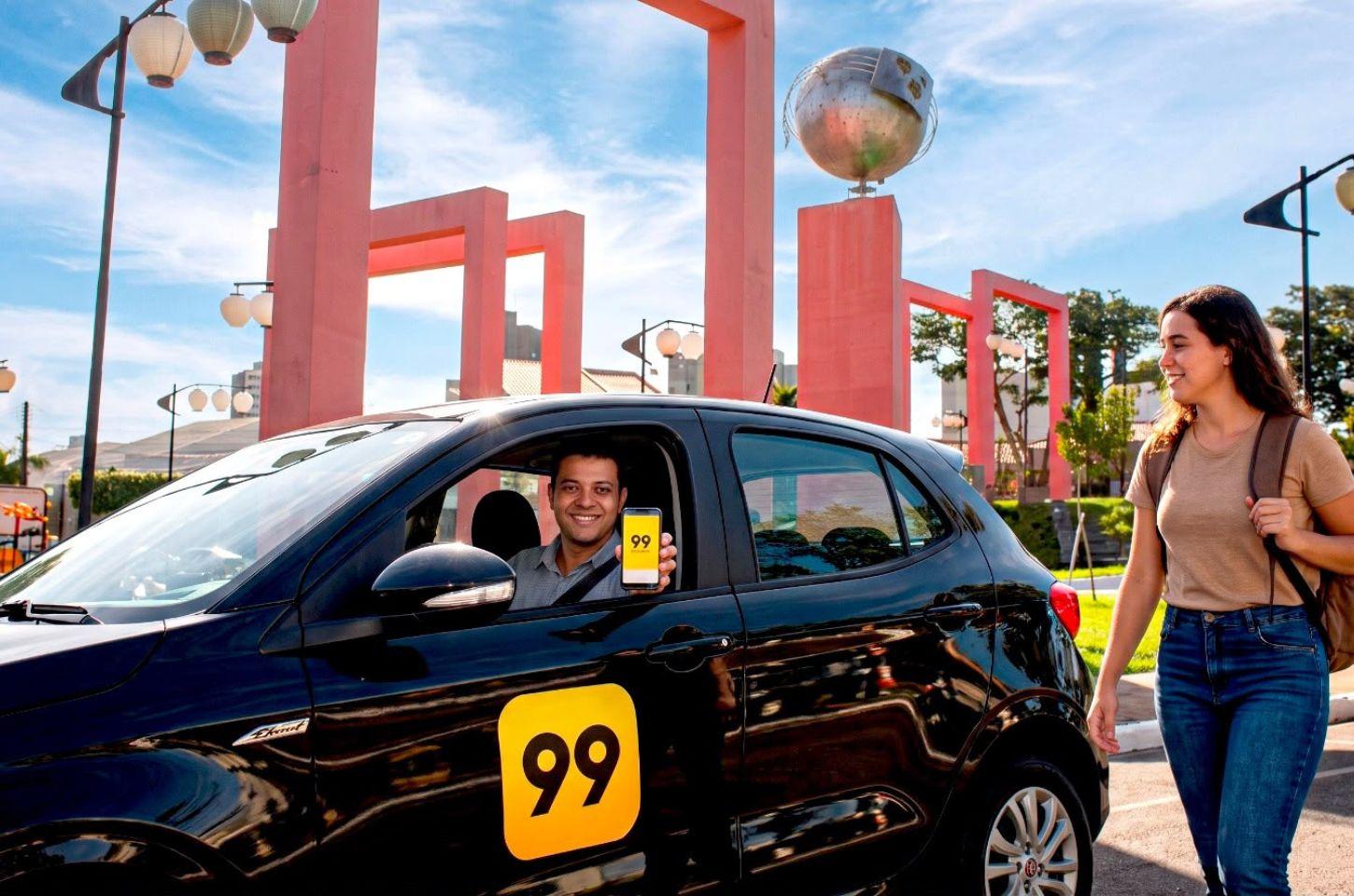 99 oferece desconto de até 99% para primeira viagem de carro por aplicativo em Umuarama e Apucarana