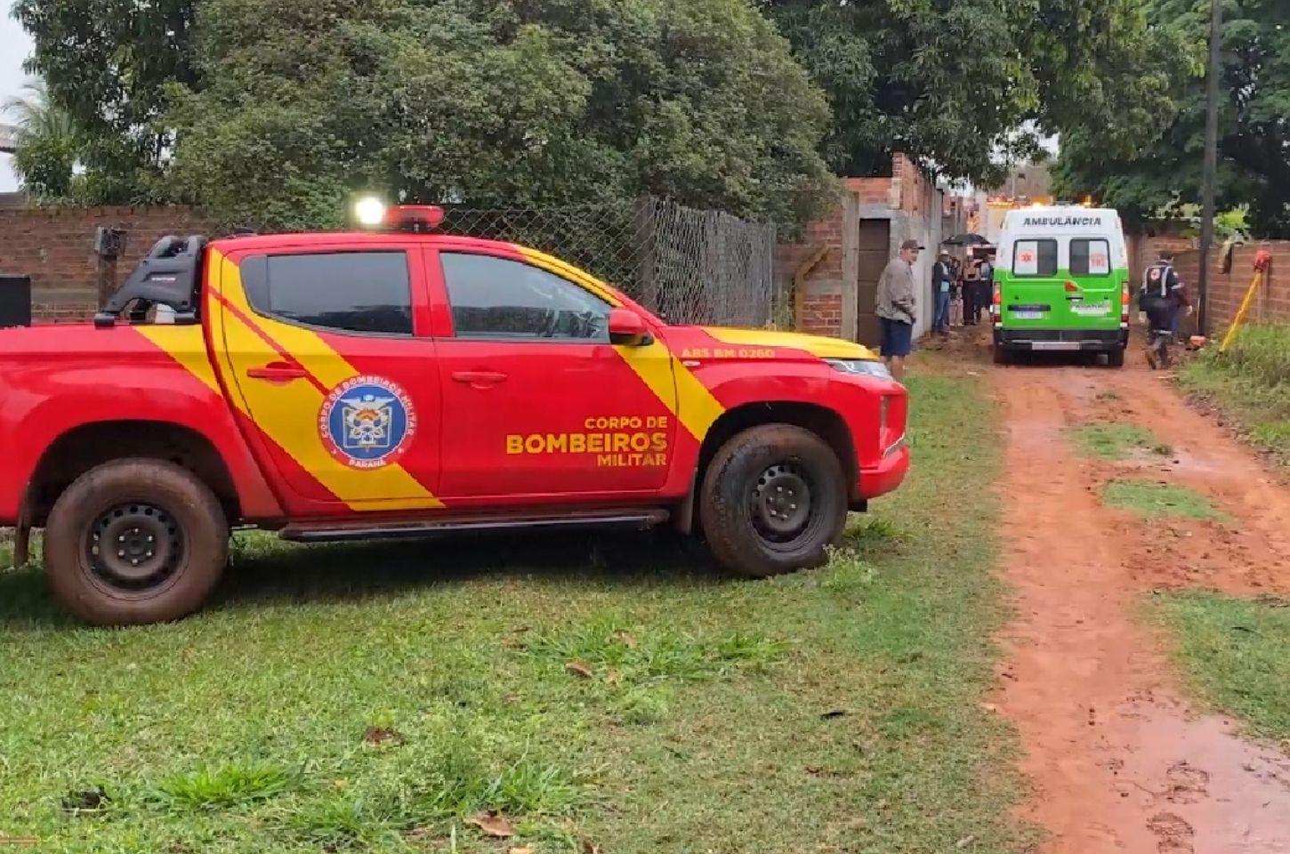 Criança morre soterrada em Umuarama após deslizamento de terra no distrito de Serra dos Dourados