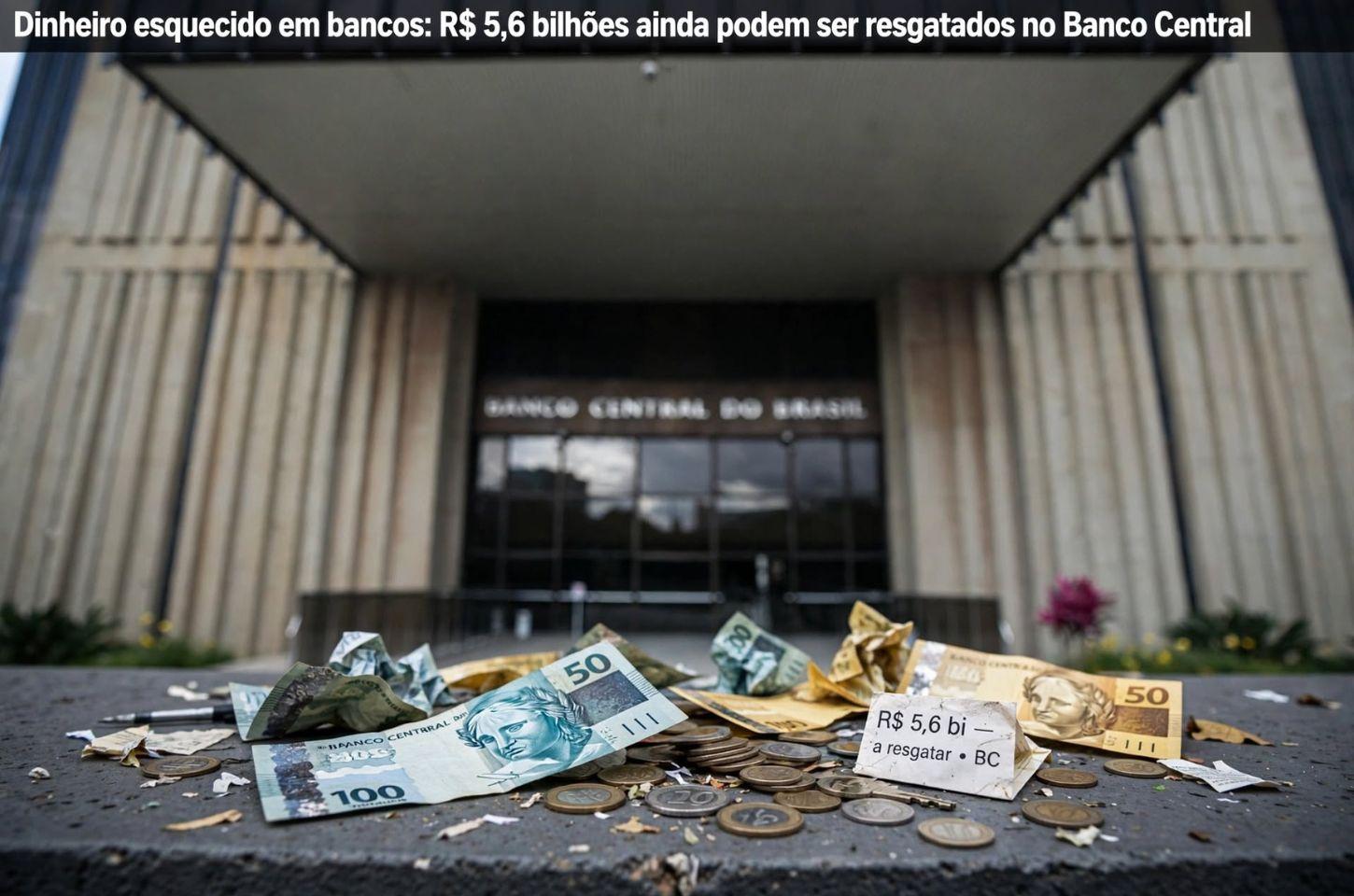 Dinheiro esquecido em bancos: R$ 5,6 bilhões ainda podem ser resgatados no Banco Central