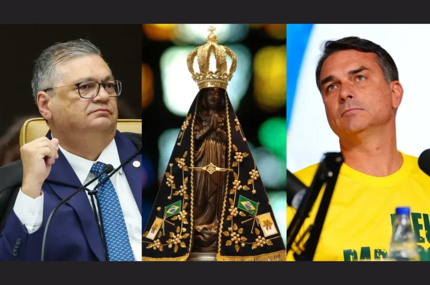 Dino atropela TSE e libera posts sobre Nossa Senhora e Flávio Bolsonaro