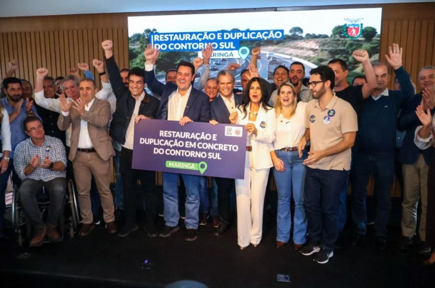 Duplicação do Contorno Sul em Maringá recebe investimento de R$ 450 milhões do Estado