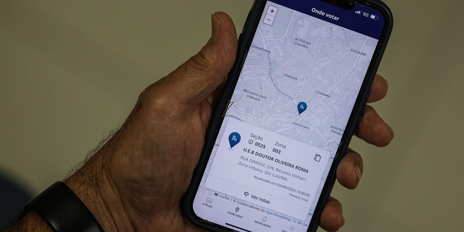 Eleitor deve consultar o local de votação com antecedência, alerta o TSE