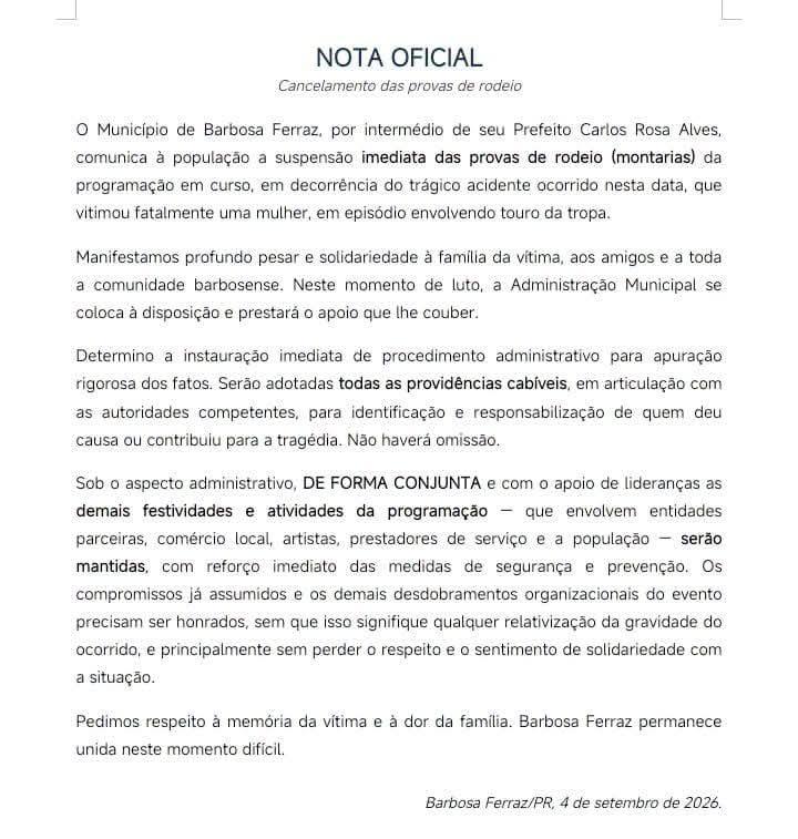 Nota Preferida de Barbosa Ferraz