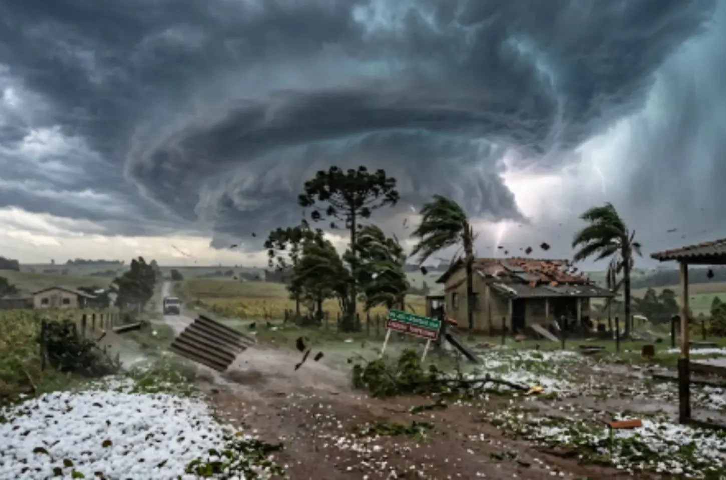 URGENTE: Ciclone Traz Ventos de 100 km/h e Risco Extremo de Granizo ao Paraná Nesta Terça (29)