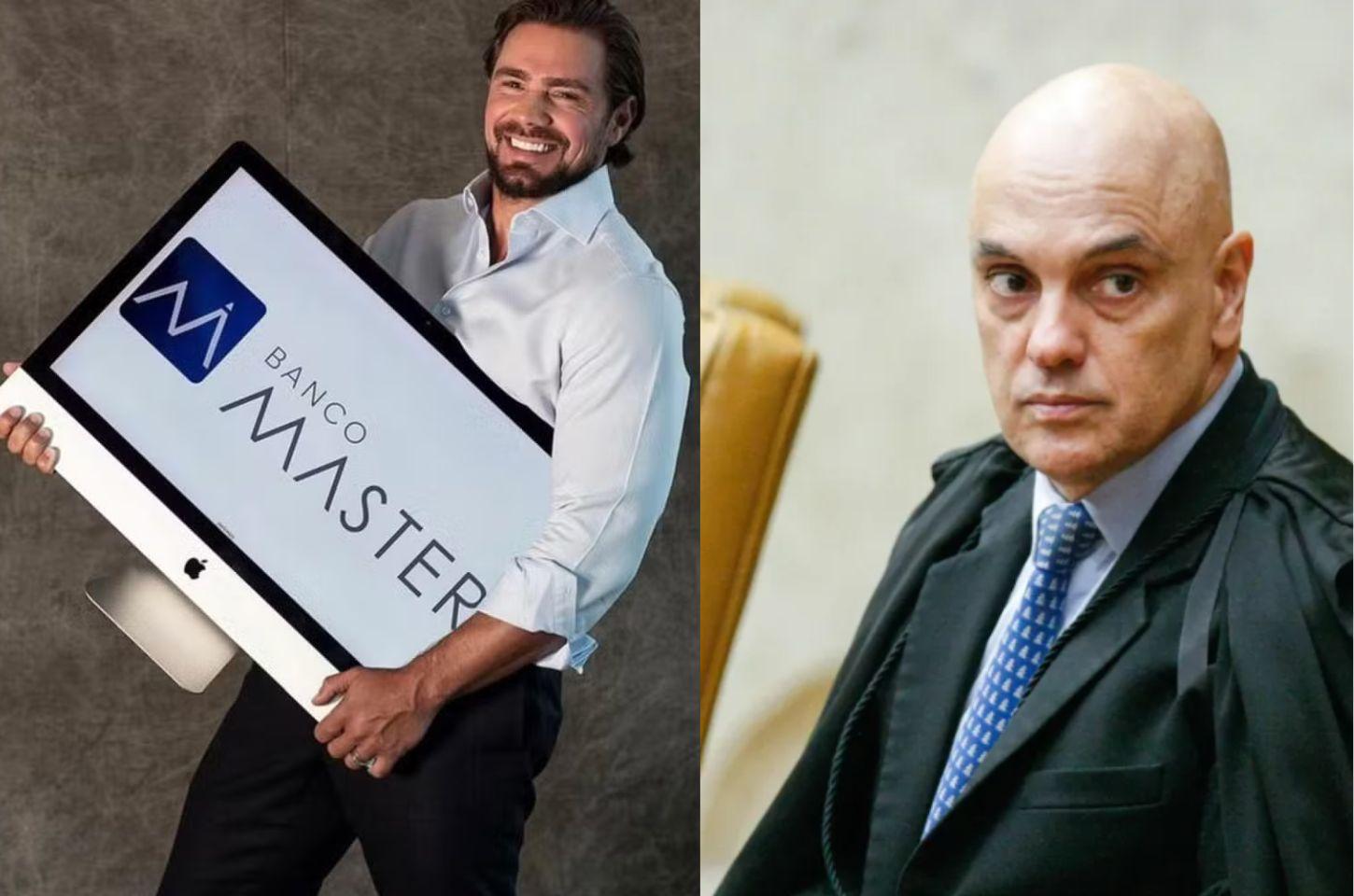 Vídeo flagra ministro Alexandre de Moraes em jatinho ligado a Daniel Vorcaro em 2025