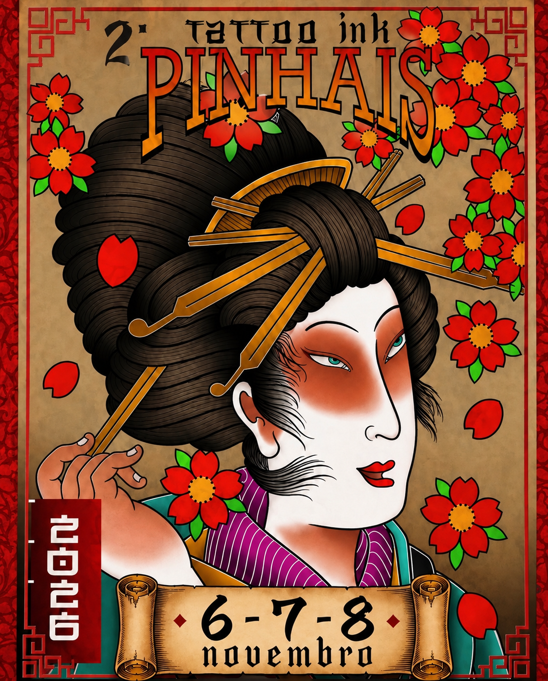 Convenção de tatuagem e arte urbana em Pinhais terá temática oriental e entrada solidária
