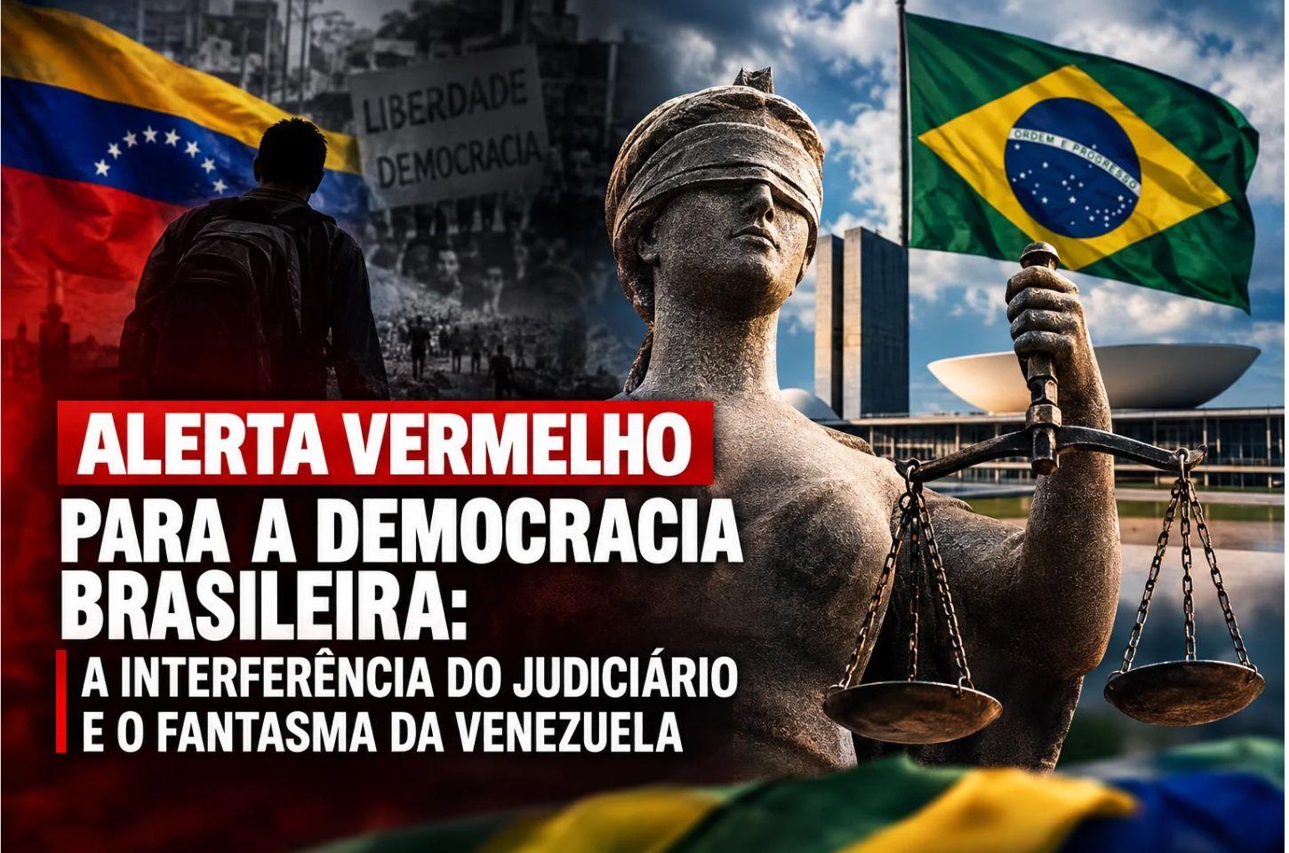 O Alerta Vermelho para a Democracia Brasileira: A Interferência do Judiciário e o Fantasma da Venezuela