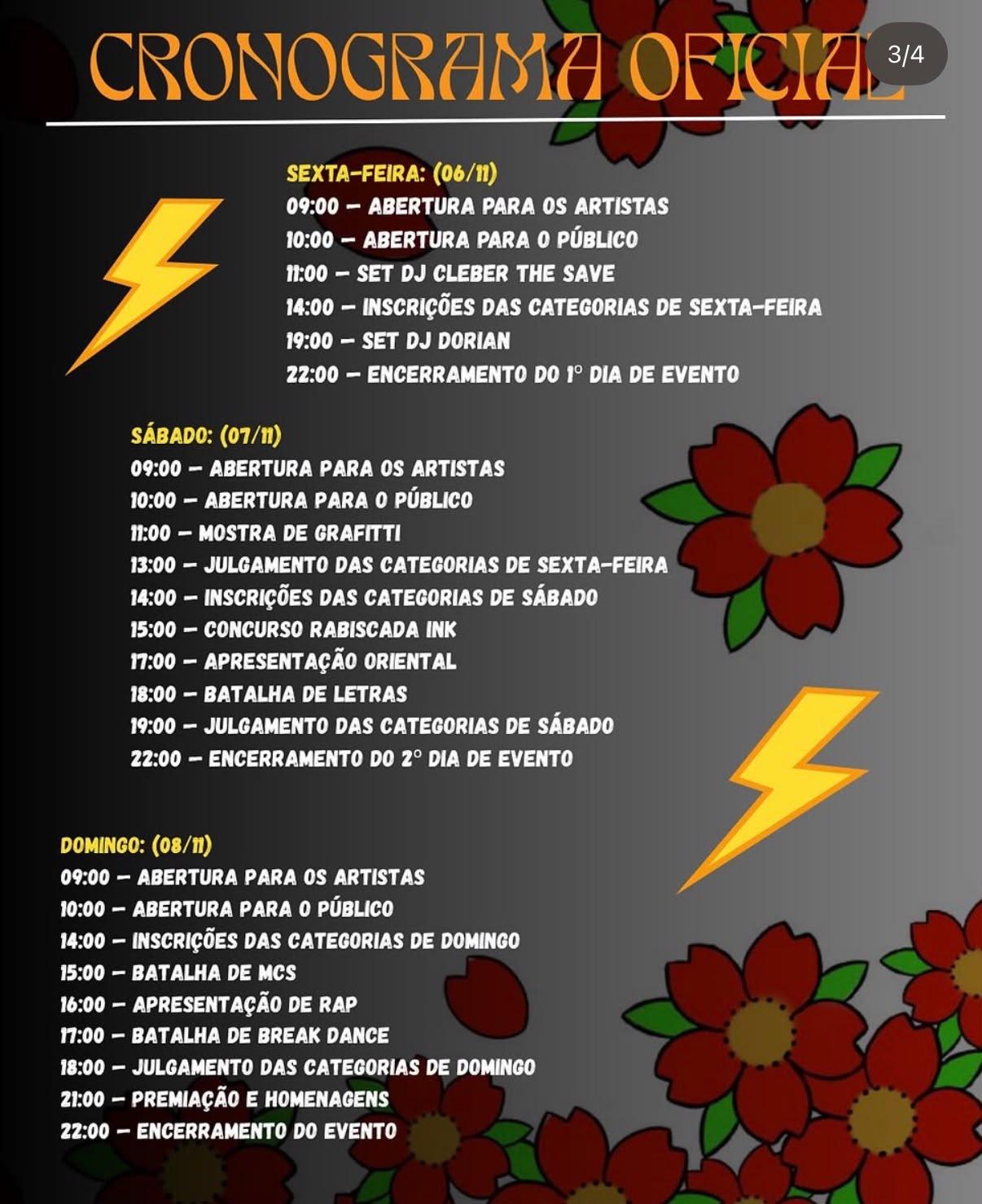 Programação Tatoo Ink Pinhais