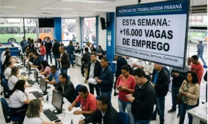 Agências do Trabalhador oferecem mais de 16 mil vagas de emprego no Paraná nesta semana
