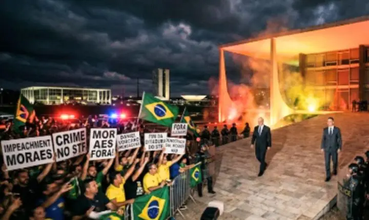 BRASÍLIA PEGA FOGO COM RIVALIDADE ENTRE MORAES E MENDONÇA NO CASO MASTER