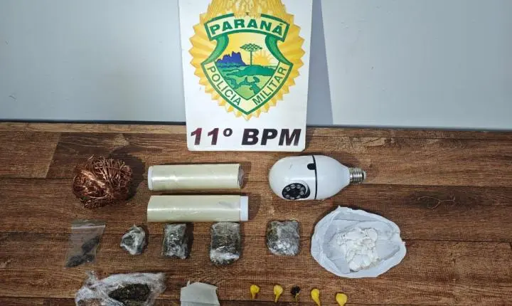 Cerco Policial no Centro de Engenheiro Beltrão Desmantela Ponto de Distribuição de Drogas; Teve Fuga e Portas Arrombadas