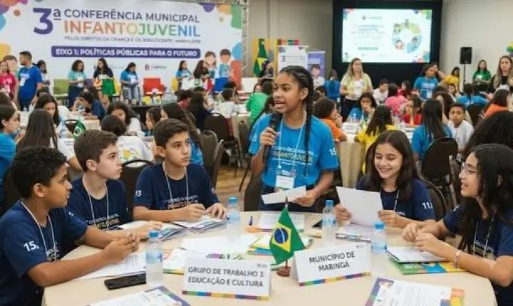 Conferência infantojuvenil em Maringá debate políticas públicas nesta quinta-feira (30)
