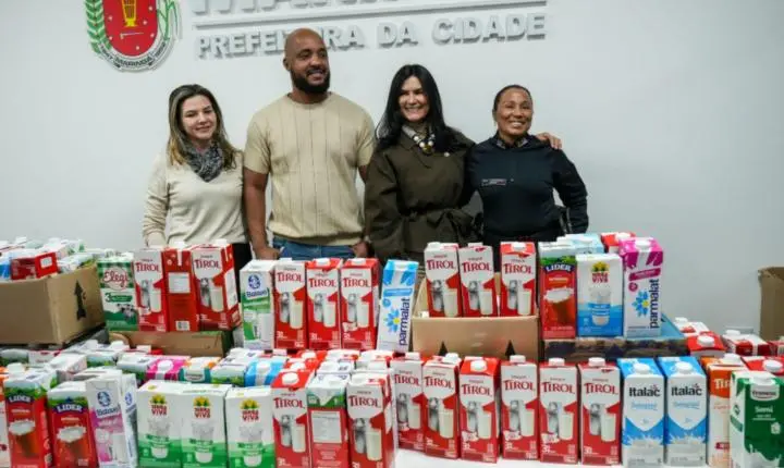Corrida da GCM de Maringá arrecada mais de 2 mil litros de leite para entidades sociais