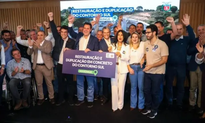 Duplicação do Contorno Sul em Maringá recebe investimento de R$ 450 milhões do Estado