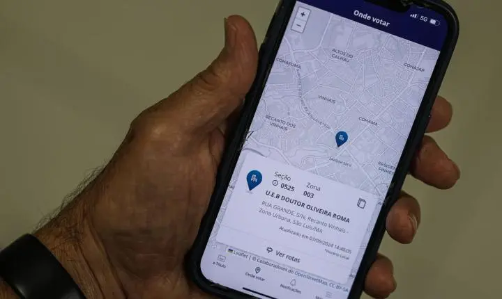 Eleitor deve consultar o local de votação com antecedência, alerta o TSE
