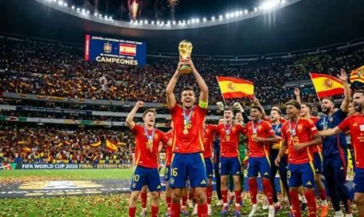 Espanha domina, vence Argentina na prorrogação e é bicampeã da Copa do Mundo de 2026