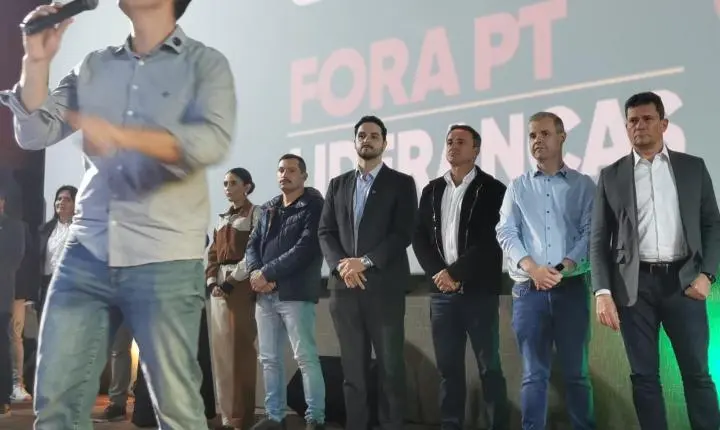 Evento de lideranças do empresario Neto Santos com Deltan Dallagnol e Sergio Moro. 