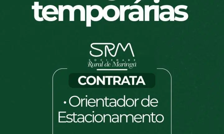 Expoingá Abre Vagas Temporárias Para A Edição 2026; Oportunidades Para Orientador De Estacionamento E Operador De Caixa