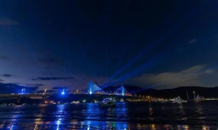 Governador Ratinho Junior inaugura a Ponte de Guaratuba, antigo sonho dos paranaenses