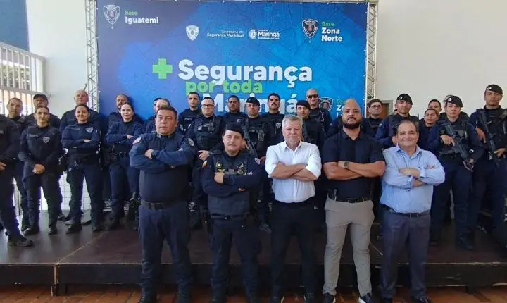 Guarda Civil Municipal de Maringá expande presença com nova base na zona norte