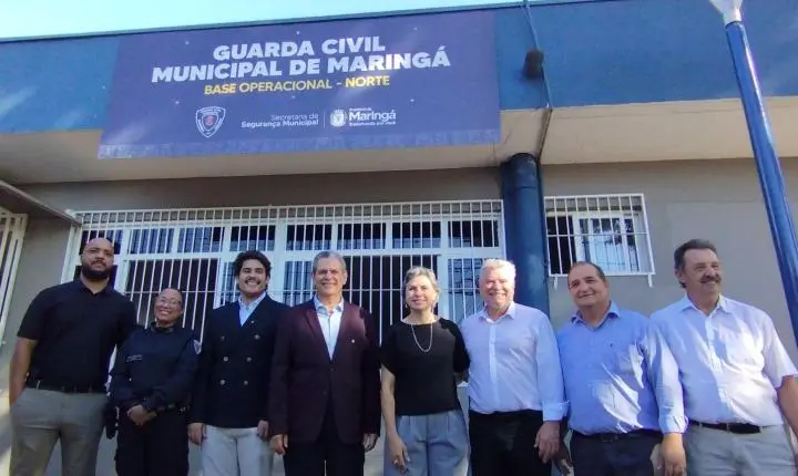 Guarda Civil Municipal de Maringá expande presença com nova base na zona norte