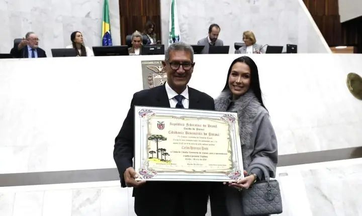 Henrique Pinto recebe Título de Cidadão Benemérito do Paraná por trajetória de contribuição ao desenvolvimento do Estado