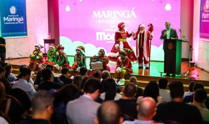 Maringá encantada 2026 convida comunidade a viver um sonho de natal com turma da mônica