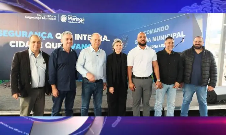Maringá inaugura nova sede da secretaria de segurança e centro de inteligência