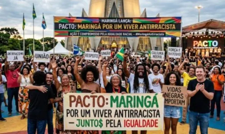Maringá lança o projeto Pacto: Maringá por um viver antirracista nesta quinta