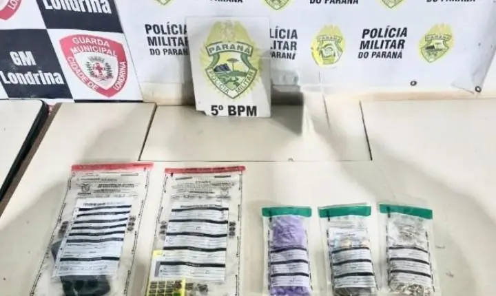 Mulher é presa em flagrante por tráfico de drogas em Londrina com apoio de cão farejador