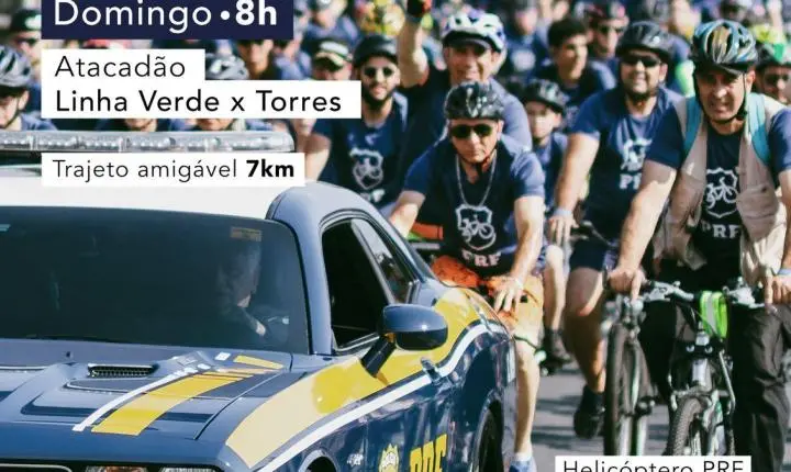 PRF realiza 7º Passeio Ciclístico em Curitiba no dia 20 de setembro