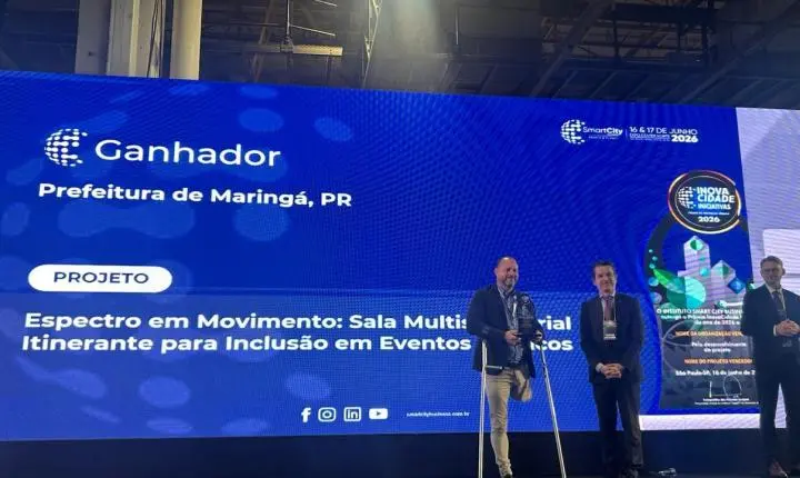 Sala multissensorial ‘Espectro em Movimento’ implantada em Maringá em 2025 vence prêmio internacional ‘InovaCidade 2026’