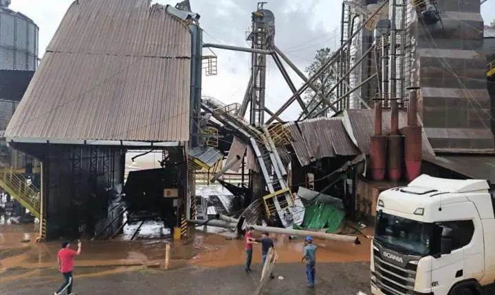 Suposto tornado assusta moradores e causa estragos em Cornélio Procópio