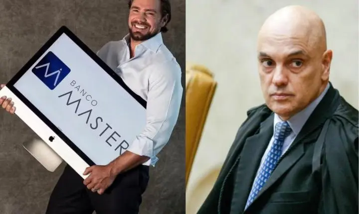 Vídeo flagra ministro Alexandre de Moraes em jatinho ligado a Daniel Vorcaro em 2025