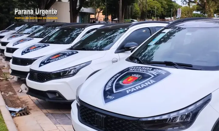 Guarda Municipal de Maringá recebe 15 novas viaturas e dobra capacidade operacional