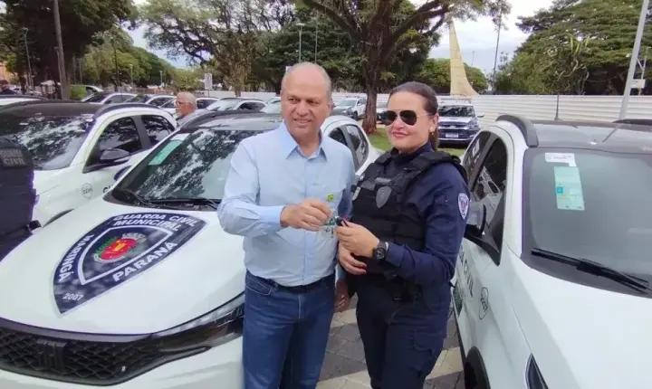 Guarda Municipal de Maringá recebe 15 novas viaturas e dobra capacidade operacional
